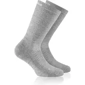 Rohner Dynamic Merino L/R Calze da trekking (36-38, grigio)