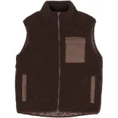 Mazine Padded Sherpa Vest Gilet in pile Uomo (XL, marrone)