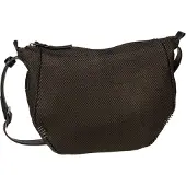 Fredsbruder Daily Catch Borsa a spalla Vera Pelle 32 cm nero