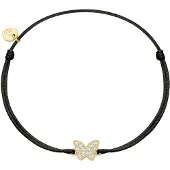 Glanzstücke Braccialetto giallo oro / nero / argento
