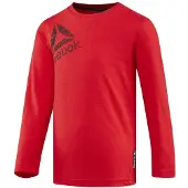 Reebok Maglietta A Maniche Lunghe Essentials