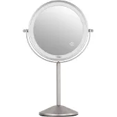 Haepi Specchio da trucco illuminato Bella, potente, ricaricabile