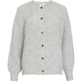 Vila Vilampe Scollo Rotondo Cardigan A Maglia