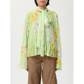 Pinko Blusa plissettato in crêpe con stampa floreale