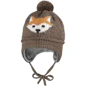 Maximo Mini Boy-Mütze Ausgenäht Berretto Bambini (43-45 cm, marrone)