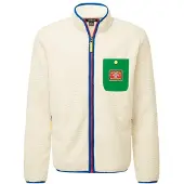 Sherpa Tarcho Full Zip Giacca in pile (XS, beige/bianco)