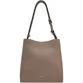 Furla Nuvola Borsa a spalla Vera Pelle 21 cm grigio