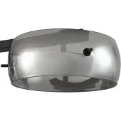 LUCANDE Lampada LED a sospensione Martis, nera, a 4 luci, dimmerabile