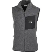 Lundhags Flok Wool Pile Vest Gilet in lana Uomo (S, grigio)