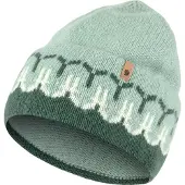 Fjällräven Övik Path Knit Beanie Berretto (One Size, verde)