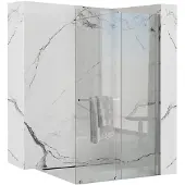REA Parete Doccia Cortis Chrome 120