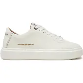 Alexander Smith albbldm-9065-twt Uomo Pelle Bianco