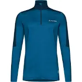 Vaude Women's Livigno Halfzip II Pullover in pile Donna (38, blu)