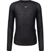 Santini Alpha Long-Sleeve Baselayer Maglietta tecnica ciclismo (M, nero)