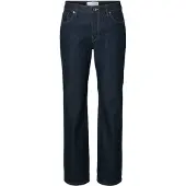 Selected Jeans Straight Fit Donne Blu 30