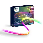 Calex Striscia LED Vista, lunghezza 10 m, RGB, telecomando CCT