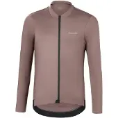 Straede Aerlig Thermal Longsleeve Maglietta da ciclismo (XL, marrone)