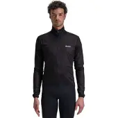 Santini Packable Windbreaker Giacca ciclismo (L, nero)