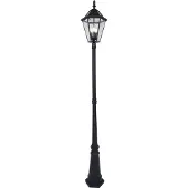 Lutec Lampada LED da esterno e solare LONDON, nera, altezza 227 cm, IP44