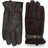 Barbour per uomo. MGL0137 Guanti in pelle Nelson marrone (L), Casual