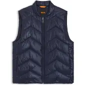 BOSS per donna. 50542453 Gilet blu navy Palattini (46), Casual, Poliestere
