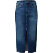 Pepe Jeans Gonna Midi A Vita Alta Midi Denim