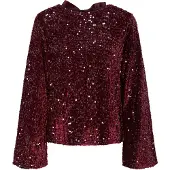 Pieces Camicetta A Maniche Lunghe | Tawny Port | L