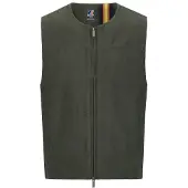 K-way Barry Corduroy Gilet sintetico Uomo (S, grigio)