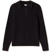 TWOTHIRDS Orango Maglione Uomo (L, nero)