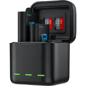 Telesin Caricabatterie + 2 batterie per GoPro Hero 13