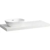 Laufen LANI Plan de toilette, une découpe à gauche, 1185x495x65mm, H4046721122601, H4046721122601