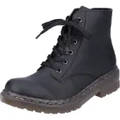 Rieker Stivaletto stringato nero
