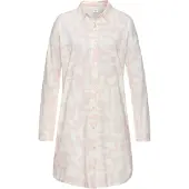 s.Oliver Camicia da notte rosa / bianco