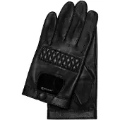 Kessler Archie Driver's Glove Guanti Vera Pelle nero