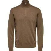 Selected Pullover A Maglia Uomini Marrone S