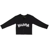 Disclaimer Cardigan a v con logo