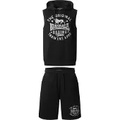 Lonsdale Tuta da jogging 'Shotley' nero / bianco