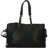 Cowboysbag Chained Barton Borsa a spalla Vera Pelle 40 cm nero