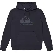 Quiksilver Comp Logo Hoodie Felpa con cappuccio Uomo (XXL, blu)