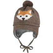 Maximo Mini Boy-Mütze Ausgenäht Berretto Bambini (45-47 cm, marrone)