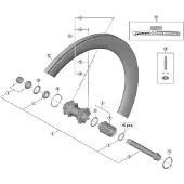 Shimano Corpo Ruota Libera Wh-r9170 Hub