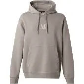 Armani Exchange Felpa beige scuro / bianco