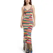 Scotch & Soda Vestito Senza Maniche Intarsia