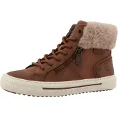 Mustang Stivaletto stringato 'Kalua' beige / cognac
