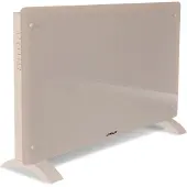 Vonroc Termoconvettore Elettrico Smart 1000W/2000W in Vetro Beige WiFi
