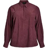 Zizzi Camicia da donna 'Msurine' rosso scuro