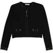 Twinset Cardigan in misto viscosa con borchie