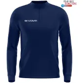 Givova Felpa Con Mezza Zip 500