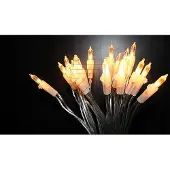 EGB Luci LED da fata 50 LED trasparenti/ambra