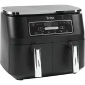 Ninja Friggitrice ad aria Dual Zone da 7,6 L in Nero | AF300EU | di SharkNinja